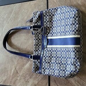 Coach purse blue